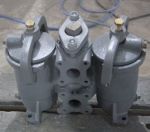 Marine Cast Iron Duplex Oil Strainer JIS F7208 HU Type