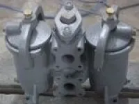 Marine Cast Iron Duplex Oil Strainer JIS F7208 HU Type 1