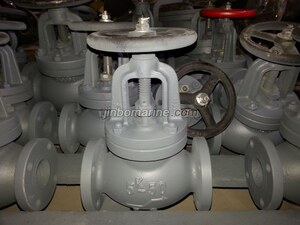 Marine Cast Iron Globe Valve JIS F7305 5K