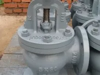Marine Cast Iron Screw Down Check Angle Valve JIS F7354 5K 1