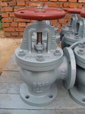 Marine Cast Iron Screw Down Check Angle Valve JIS F7354 5K