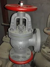 Marine Cast Iron Screw Down Check Angle Valve JIS F7378 16K thumbnail 1