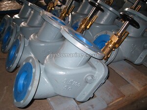 Marine Cast Steel Angle Storm Valve JIS F3060R 5K