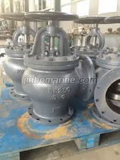 Marine Cast Steel Angle Valve JIS F7312 5K thumbnail 1