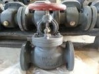 Marine Cast Steel Screw Down Check Globe Valve JIS F7471 10K