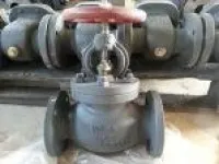 Marine Cast Steel Screw Down Check Globe Valve JIS F7471 10K 1