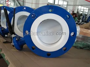 Marine Centric Lever Manual Flanged Butterfly Valve thumbnail 1
