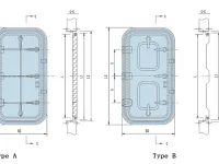 Marine Single-Leaf Aluminum Weathertight Door 2