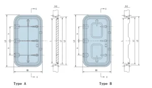 Marine Single-Leaf Aluminum Weathertight Door thumbnail 2