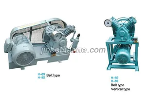 Medium Pressure 3.0 MPa Belt Type Air Cooling Marine Air Compressor thumbnail 1