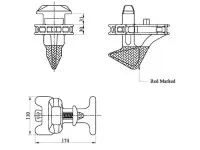 Hot Dip Galvanized Marine Mid lock 2