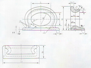 CB34-76 C Type Mooring Chock