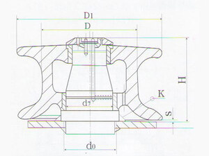 NS2585 Type Marine Warping Roller