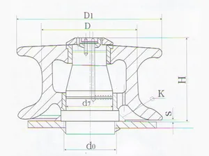 NS2585 Type Marine Warping Roller thumbnail 3