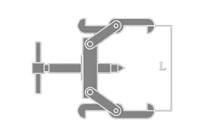 Non-Sparking 3 leg Gear Puller thumbnail 1