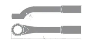 Non-Sparking Ring Wrench For Extensoin Box Wrench thumbnail 1