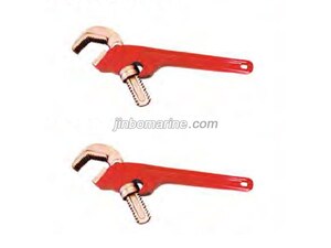 Non-Sparking Bent Hex Type Pipe Wrench
