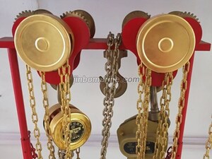 Non-Sparking Chain Hoist With Trolley