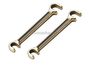 Non-Sparking Double End C Type Valve Wrench