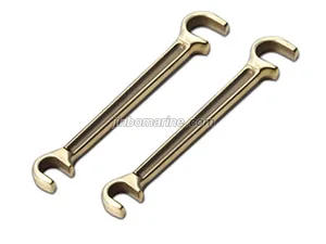 Non-Sparking Double End C Type Valve Wrench thumbnail 2