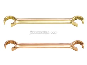 Non-Sparking Flare Nut Open Ring Wrench thumbnail 1