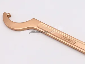 Non-Sparking Hook Wrench With Pin thumbnail 2