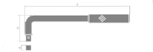 Non-Sparking Offset Handle thumbnail 1