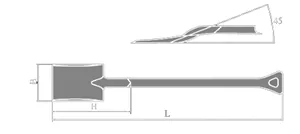 Non-Sparking Shovel Square thumbnail 1