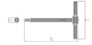 Non-Sparking T Type Hex Key Wrench thumbnail 1