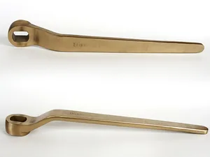 Non-Sparking Valve Square and Ellipse Driver Wrench thumbnail 2