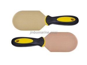 Non-sparking Big Plastic Handle Circle Type Spatula Knife