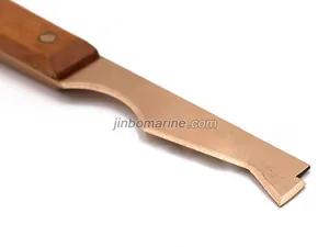 Non-sparking Wooden Handle Wire Stripping and Scraping Knife thumbnail 2