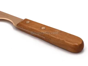 Non-sparking Wooden Handle Wire Stripping and Scraping Knife thumbnail 3