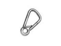 Oblique Angle Snap Hook With Eyelet And Sprine PIN SS304 OR SS316 ,Steel ELECTRI 1