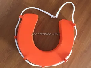 Orange U Type Horseshoe lifebuoy thumbnail 1