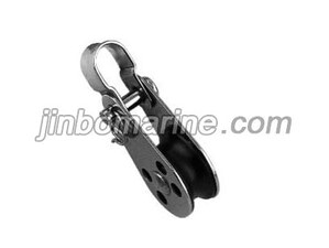 Pulley Block-Type D (With Bracket And Pin Rivet) Nylon, Sheave