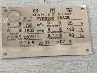 PVHB300-25ACM 750m3 per Hour Marine Vertical Centrifugal Ballast Water Pump 4