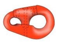 Pear shaped anchor connecting link