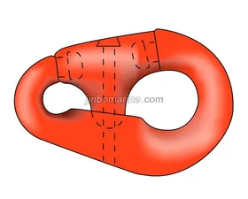 Pear shaped anchor connecting link thumbnail 1