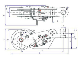 Pneumatic Control Disc type Towing Hook