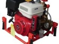 Portable gasoline fire pump