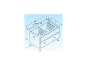 QZ300 Marine Vegetable Washing Machine thumbnail 1