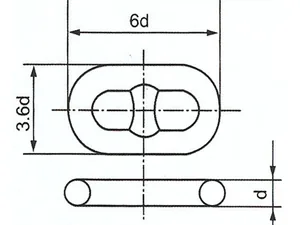 R4 Offshore Stud Link Mooring Chain thumbnail 3