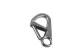 Rigid Eye Snap Hook With Safety Latch, SS304 OR SS316