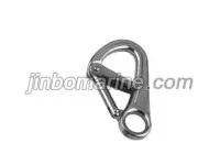 Rigid Eye Snap Hook With Safety Latch, SS304 OR SS316 1