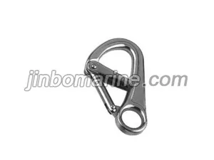 Rigid Eye Snap Hook With Safety Latch, SS304 OR SS316 thumbnail 1