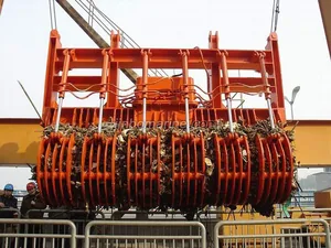 Rope Type Rack Cleaner Rectangular Grab Bucket thumbnail 1