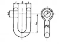 SA Type JIS B2801 Straight Shackle 1