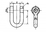 SD Type JIS B2801 Straight Shackle