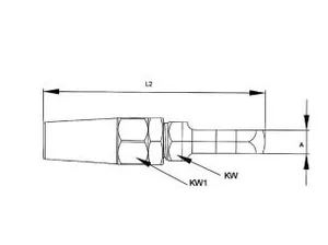 Swage Eye Terminal, SS304 OR SS316 thumbnail 1